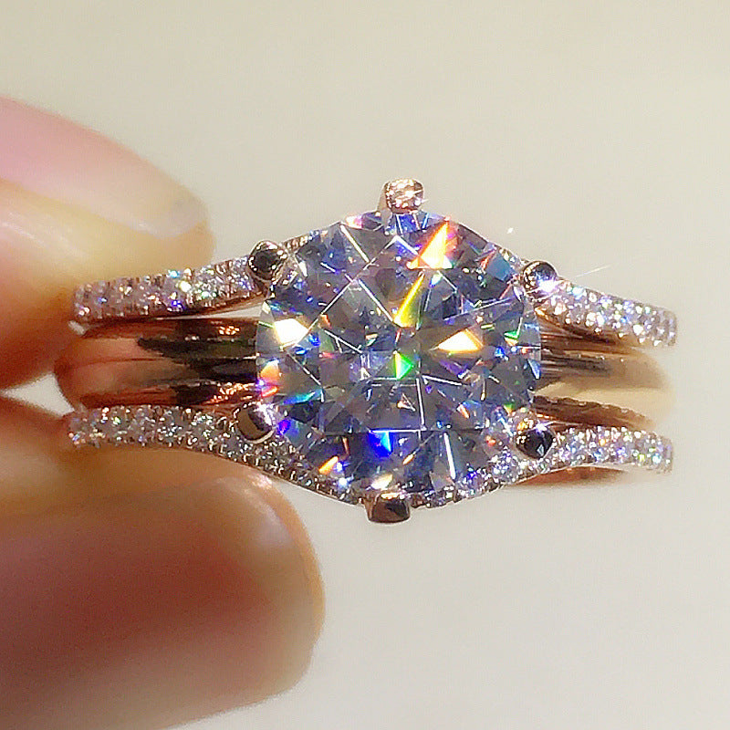 ETERNAL PROMISE: Two-in-One Moissanite Ring | RAMODO JEWELRY